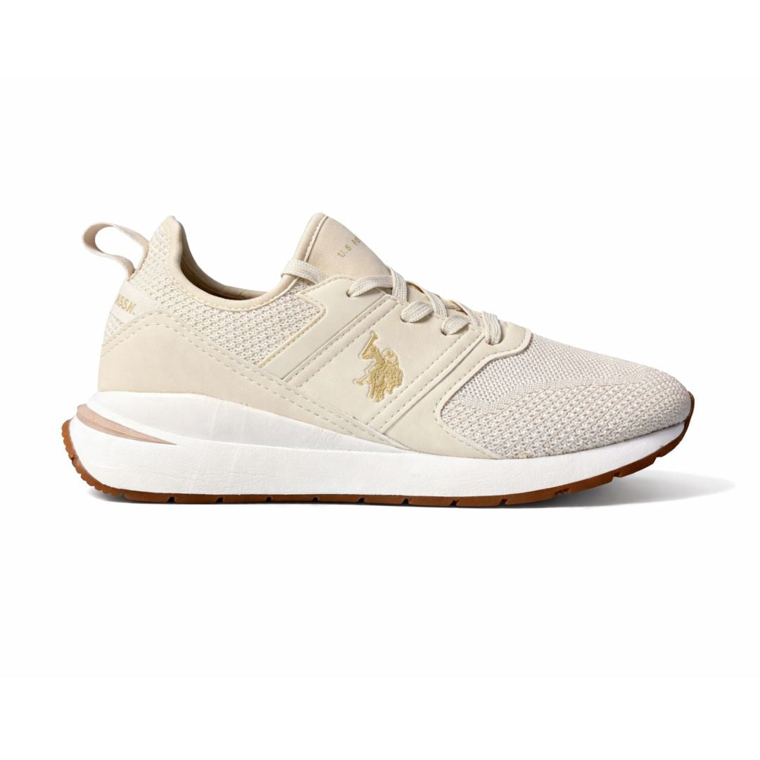 U.S. POLO ASSN. Lazy Sneakers Women NW13275-OFFWHT - Off White / 36.5