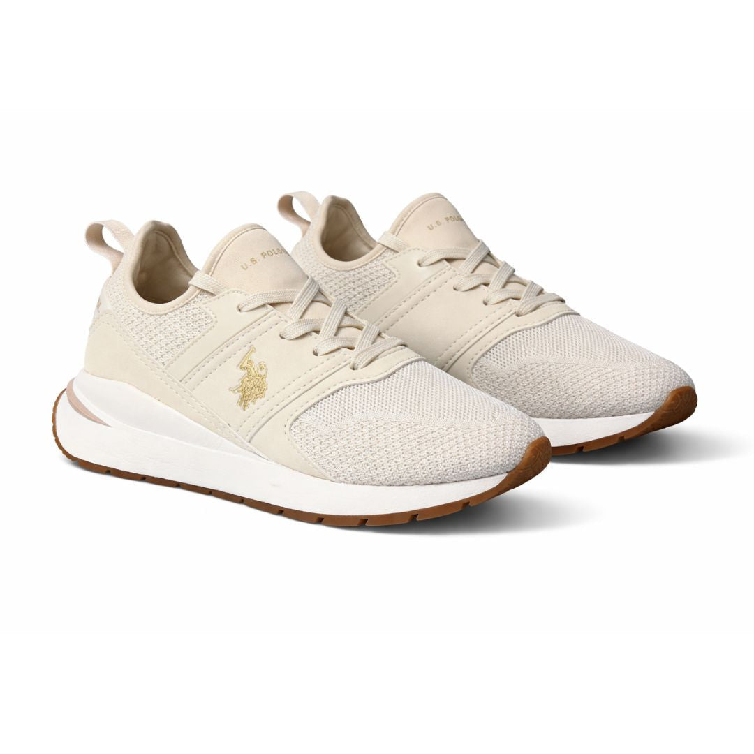 U.S. POLO ASSN. Lazy Sneakers Women NW13275-OFFWHT