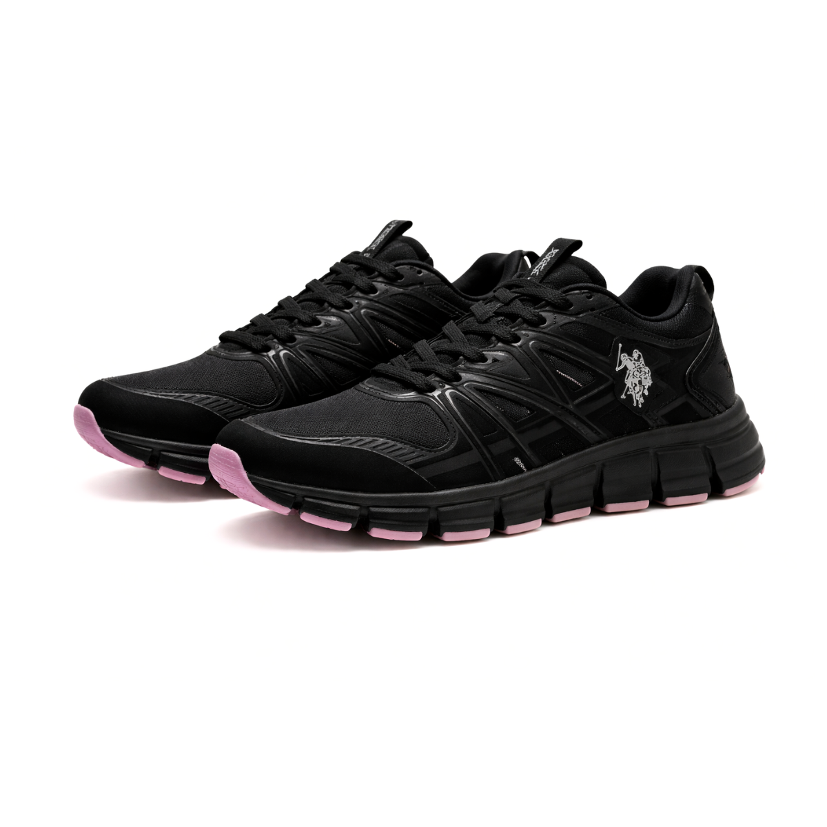 U.S. POLO ASSN Lennie Athletic Sneakers - BLKPNK - Black-Pink / 36