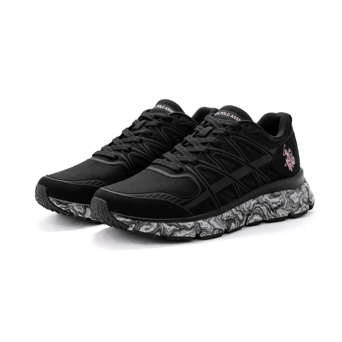 U.S. POLO ASSN Lennie-L Sneakers - BLK - Black / 36