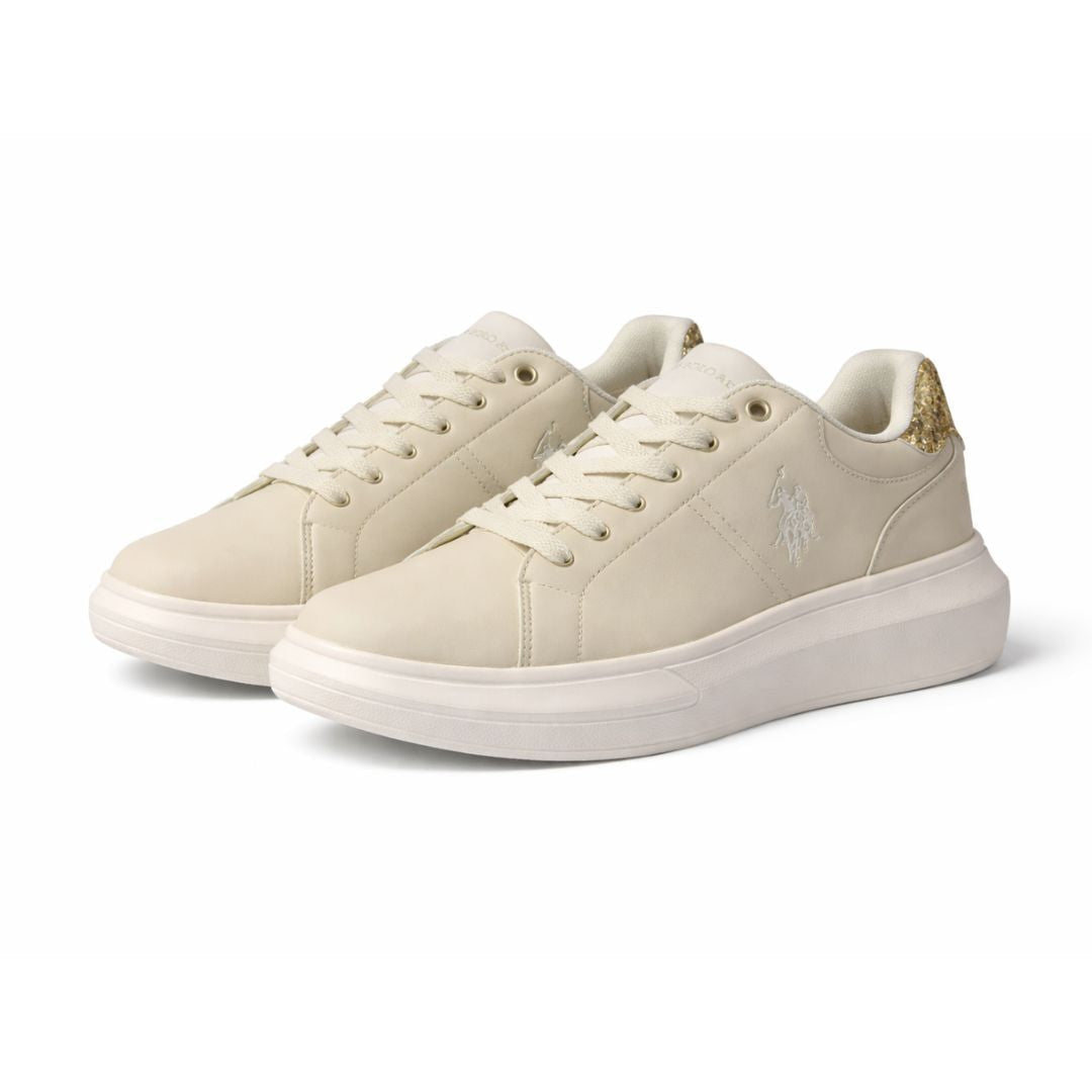 U.S. POLO ASSN. LIZA Sneakers Women - GRYGLD - Gray-Gold / 36