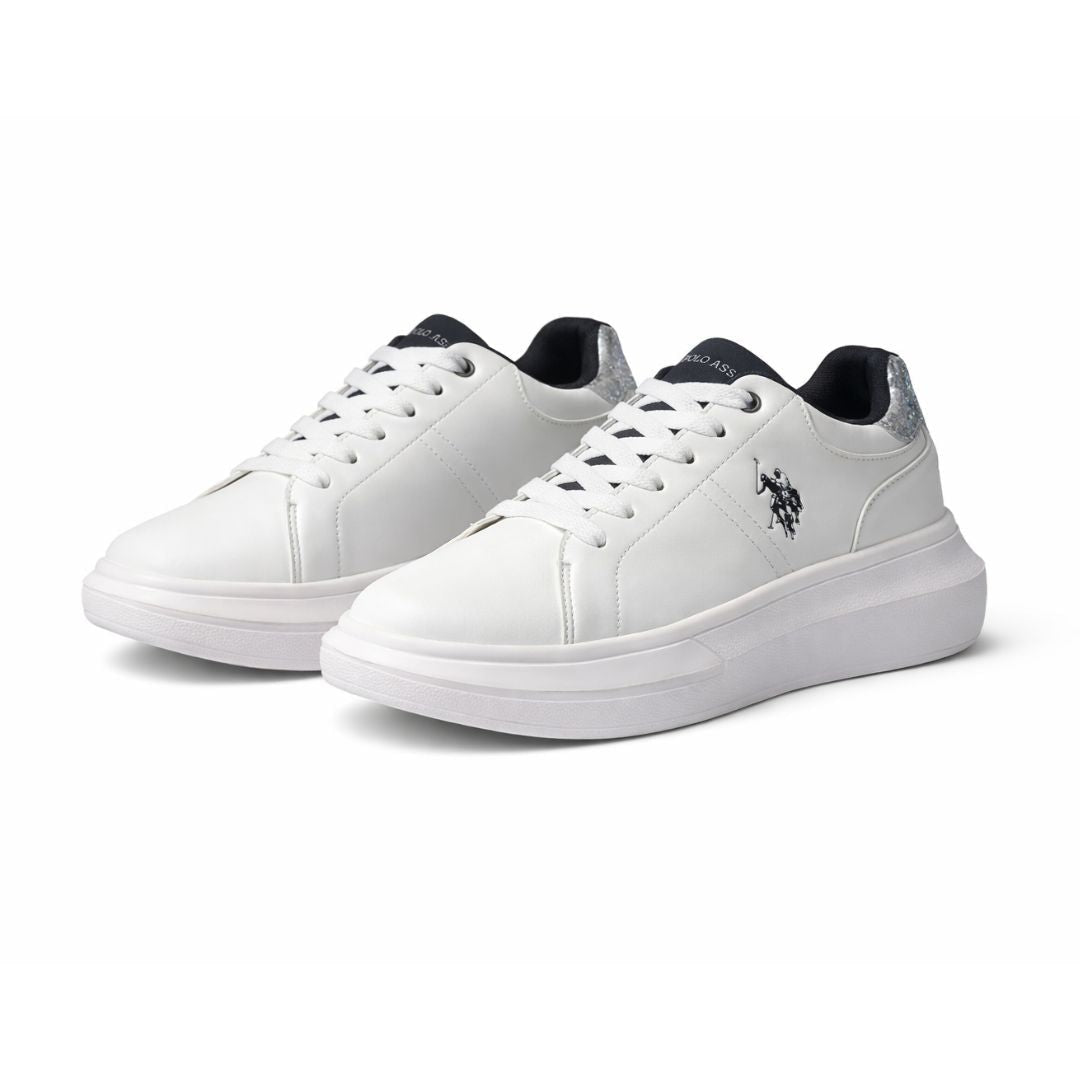 U.S. POLO ASSN. LIZA Sneakers Women - WHTSLV - White-Silver / 36