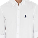 U.S. POLO ASSN. Long Sleeve Basic Shirt Men 13739874-WHT