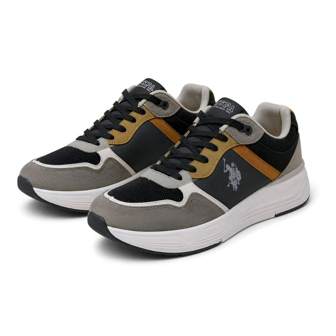 U.S. POLO ASSN. MARIO 3FS Sneakers Men - GRYBLK - Gray/ Black / 41
