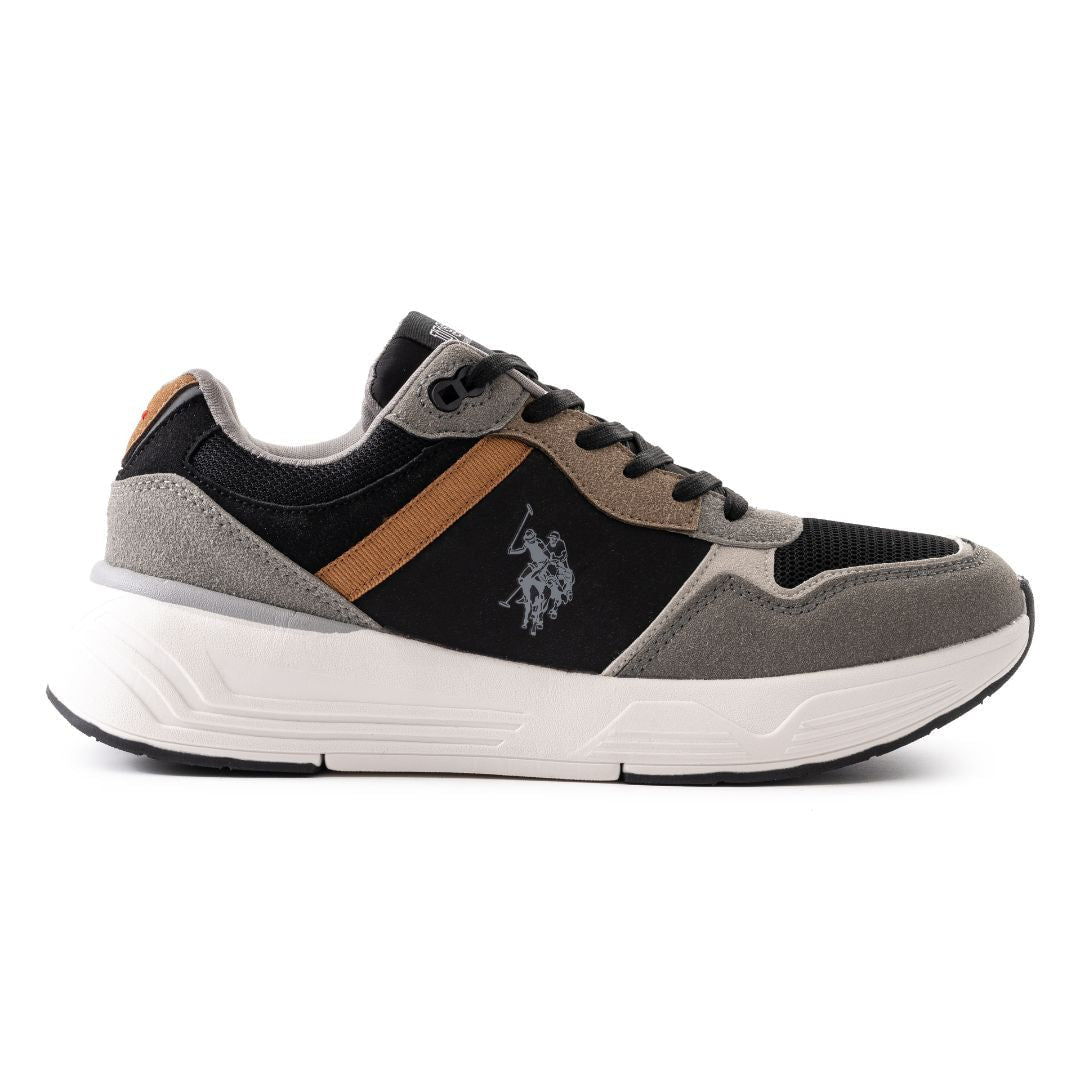 U.S. POLO ASSN. MARIO 3FS Sneakers Men - GRYBLK - Gray/ Black / 41