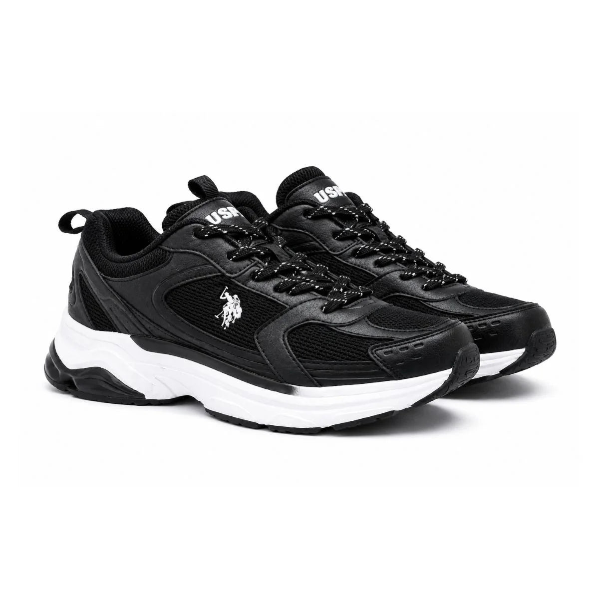U.S. POLO ASSN. MERLIN GLB 6FX Sneaker Men - BLK - Black / 40