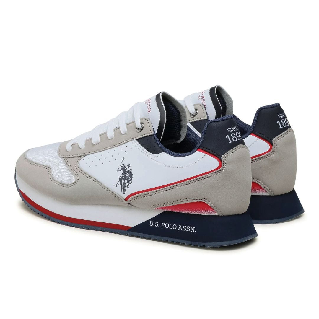 U.S. POLO ASSN. NOBIL 183-WHITE