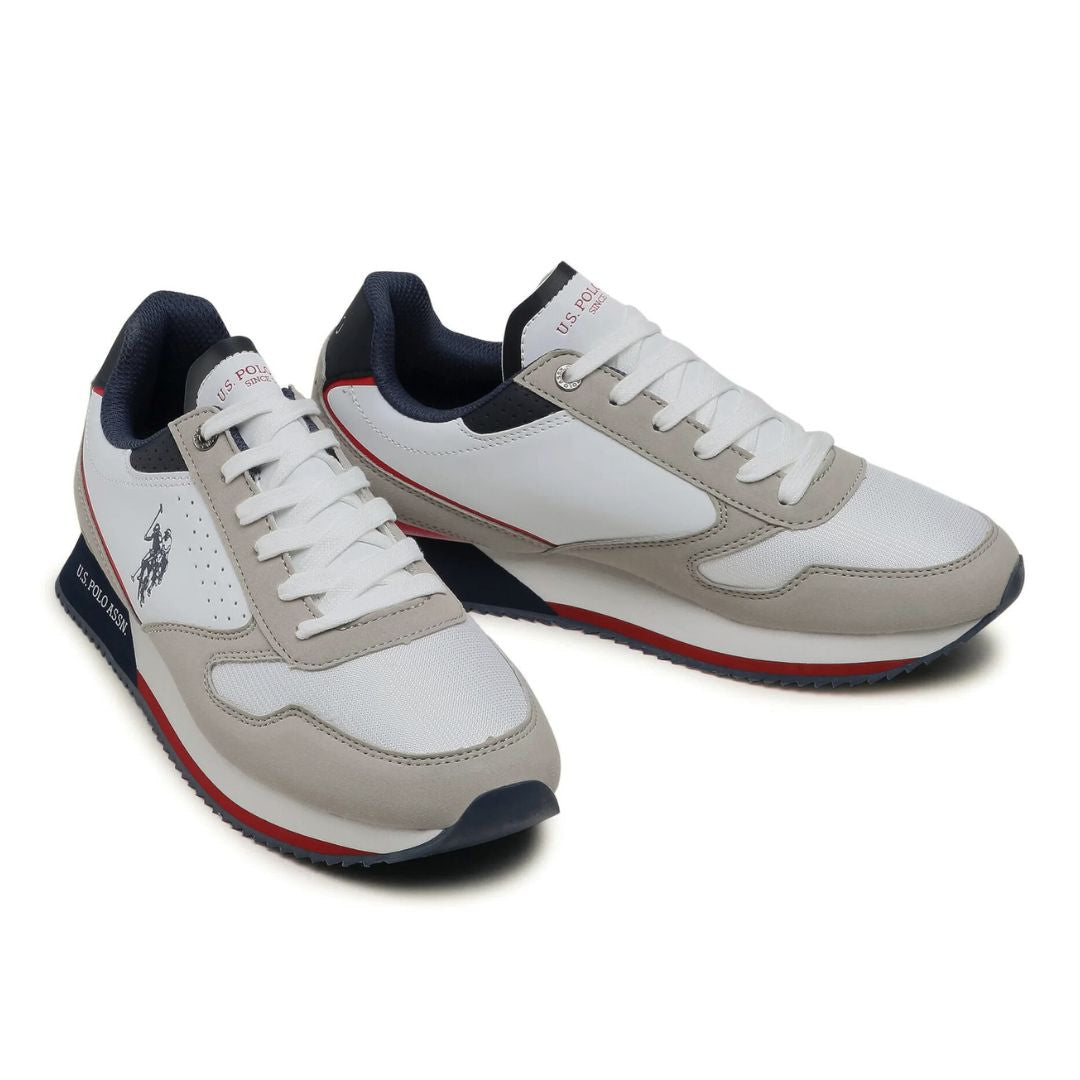 U.S. POLO ASSN. NOBIL 183-WHITE