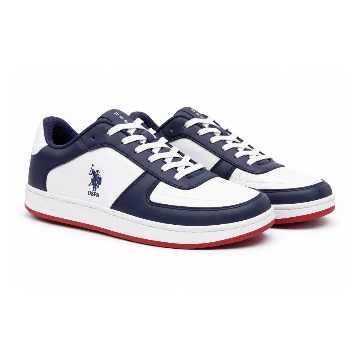 U.S. POLO ASSN. Rein Dk Sneaker Men 2FD23005B03 - WHTNVY - White - Navy / 40
