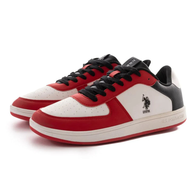 U.S. POLO ASSN. Rein Retro Court Sneakers Men - RED - Red / 40