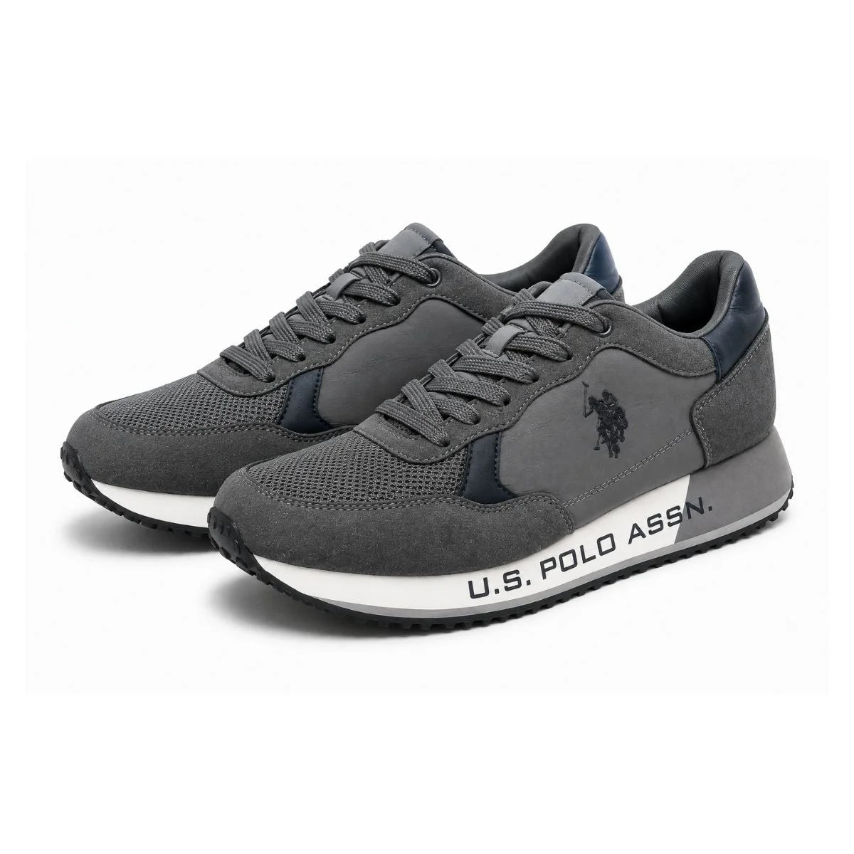 U.S. POLO ASSN. Retro Sneakers Men 0485-304- GRY - Gray / 40