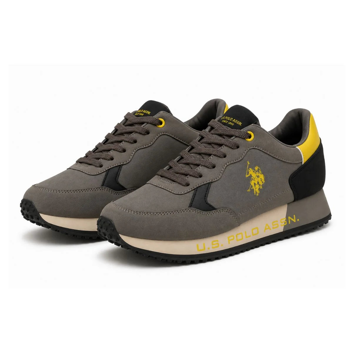 U.S. POLO ASSN. Retro Sneakers Men 0485-308-BRN - Brown / 40