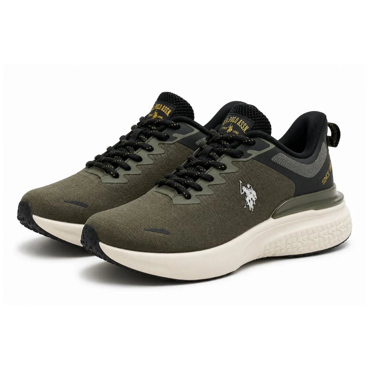 U.S. POLO ASSN. Retro Sneakers Men 0485-309- OLV - Olive / 40