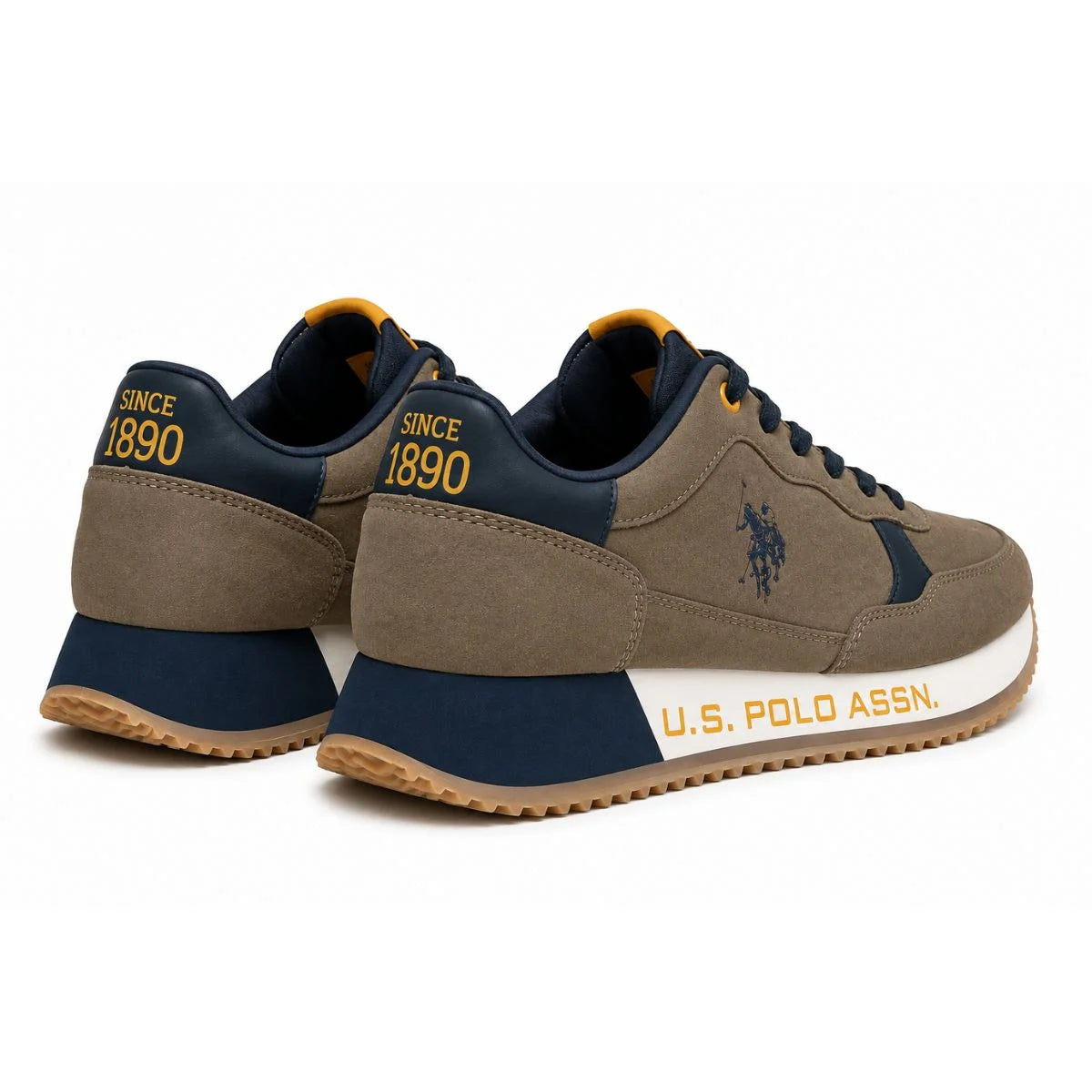 U.S. POLO ASSN. Retro Sneakers Men 0485-388-BEG