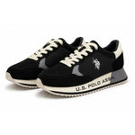 U.S. POLO ASSN. Retro Sneakers Men 0485-388-BLK - Black / 40