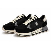 U.S. POLO ASSN. Retro Sneakers Men 0485-388-BLK - Black / 40