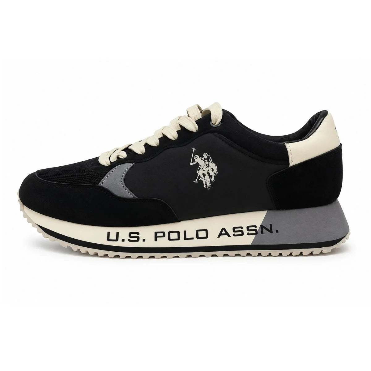 U.S. POLO ASSN. Retro Sneakers Men 0485-388-BLK