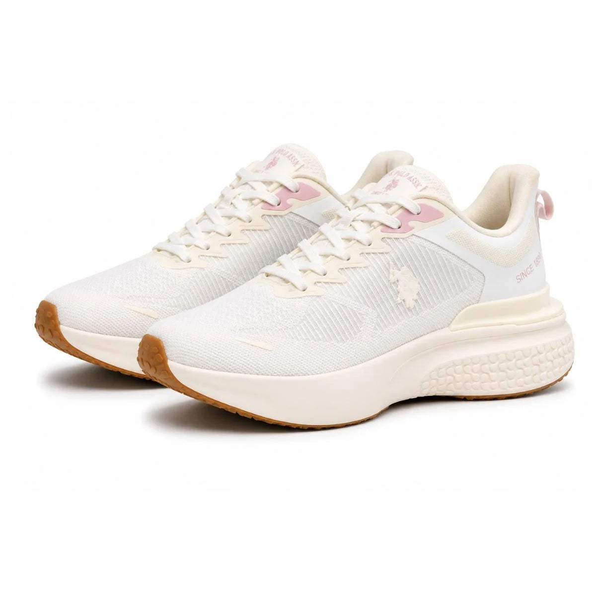 U.S. POLO ASSN. Retro Sneakers Women 485-309-WHT - White / 34