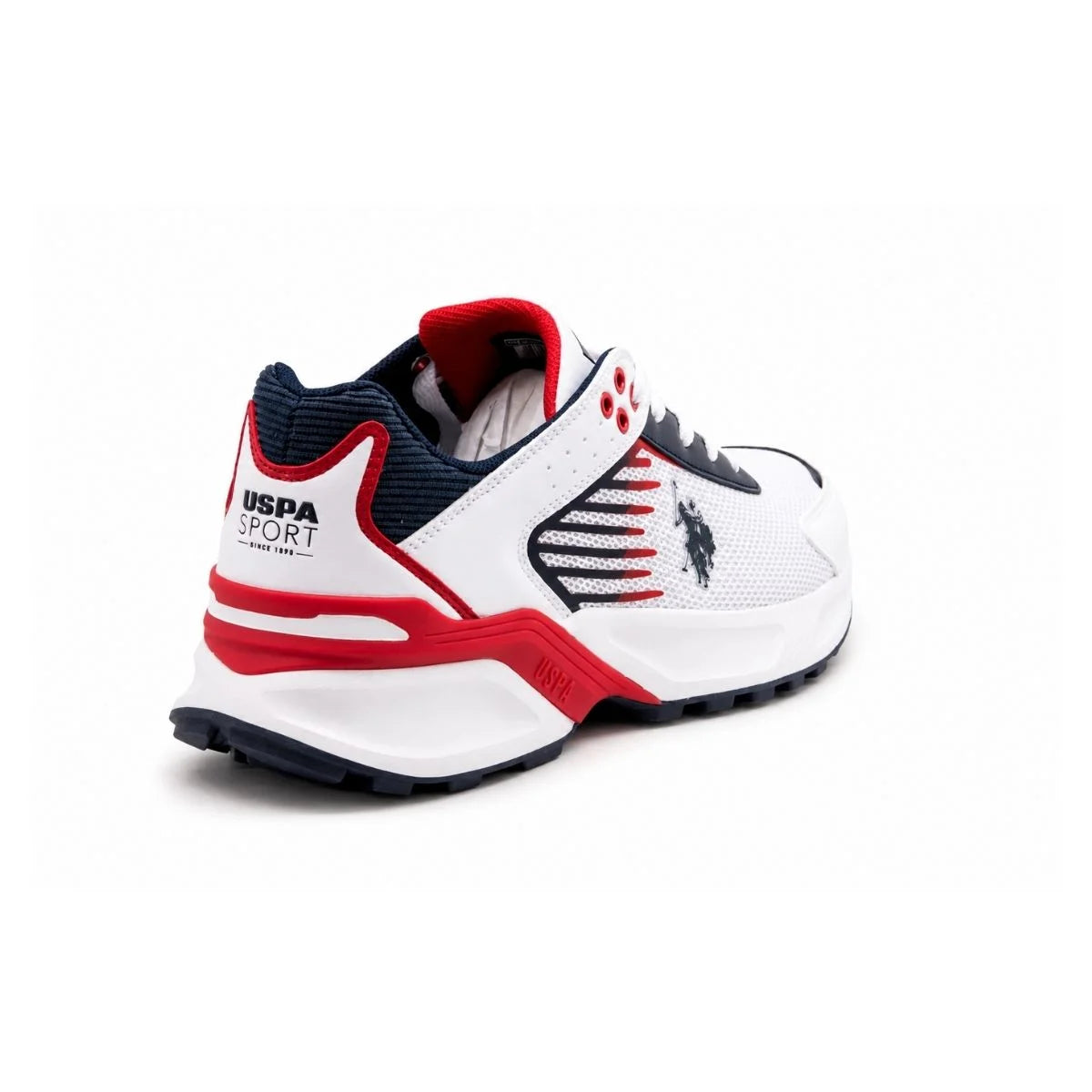 U.S. POLO ASSN RICK Sneakers Men -WHTRED