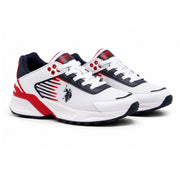 U.S. POLO ASSN RICK Sneakers Men -WHTRED - White-Red / 38.5