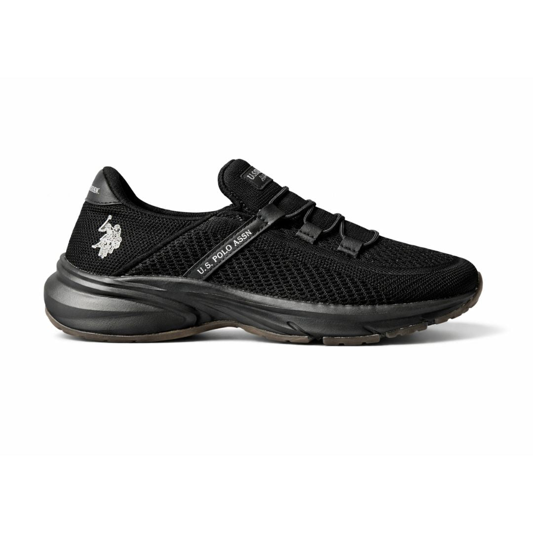U.S. POLO ASSN. Running Slip-On Sneakers Women - BLKBLK - Black / 36.5
