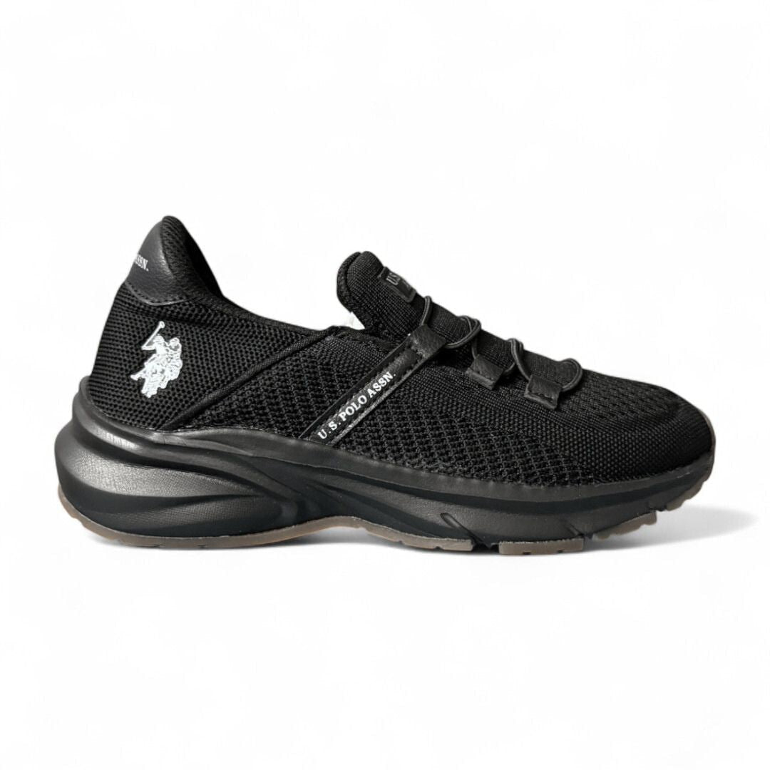 U.S. POLO ASSN. Running Slip-On Sneakers Women - BLKBLK - Black / 36.5