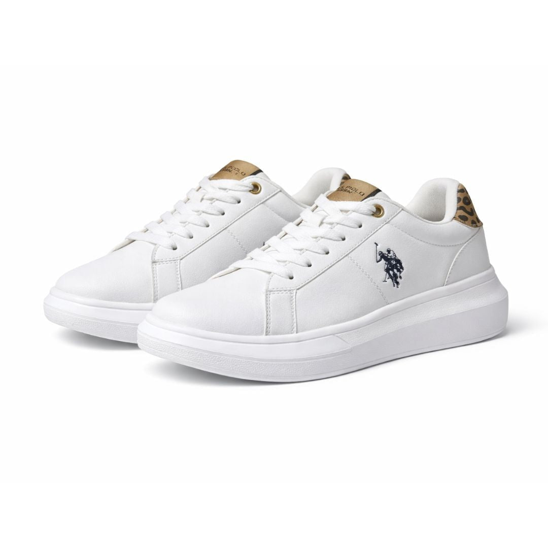 U.S. POLO ASSN. SISLI Sneakers Women - WHTLPD - White- Leopard / 36