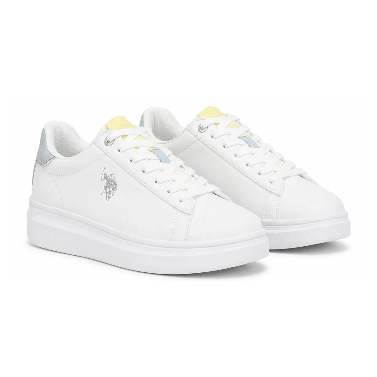 U.S. POLO ASSN. SMID GLB Sneaker Women 010B - WHTBLU - White -Blue / 38