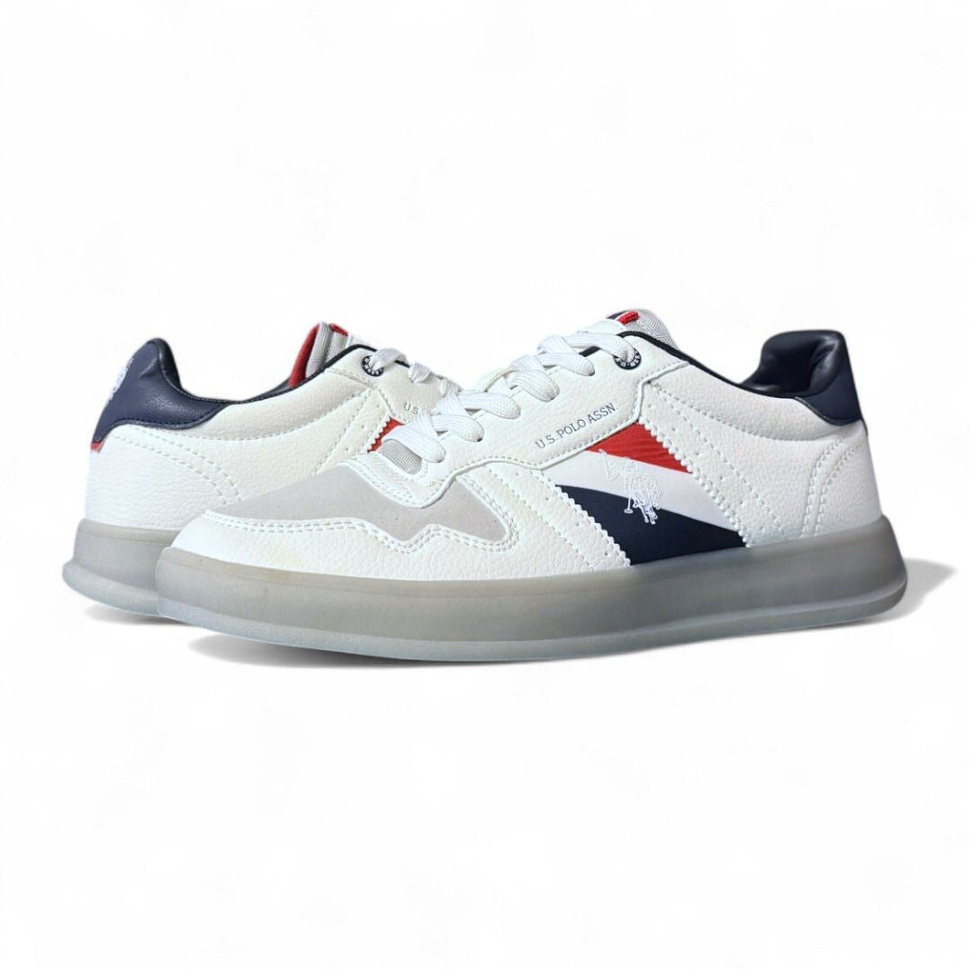 U.S. POLO ASSN. Strip Flag Sneakers - WHTNVY