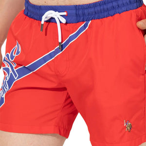 U.S. POLO ASSN. Swim Shorts Men 50245365-VR213-RED