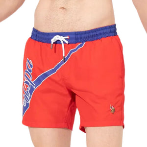 U.S. POLO ASSN. Swim Shorts Men 50245365-VR213-RED - Red / M