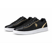 U.S. POLO ASSN. Tale WMN GLB 5Fx Sneakers - BLKGLD - Black/ Gold / 36