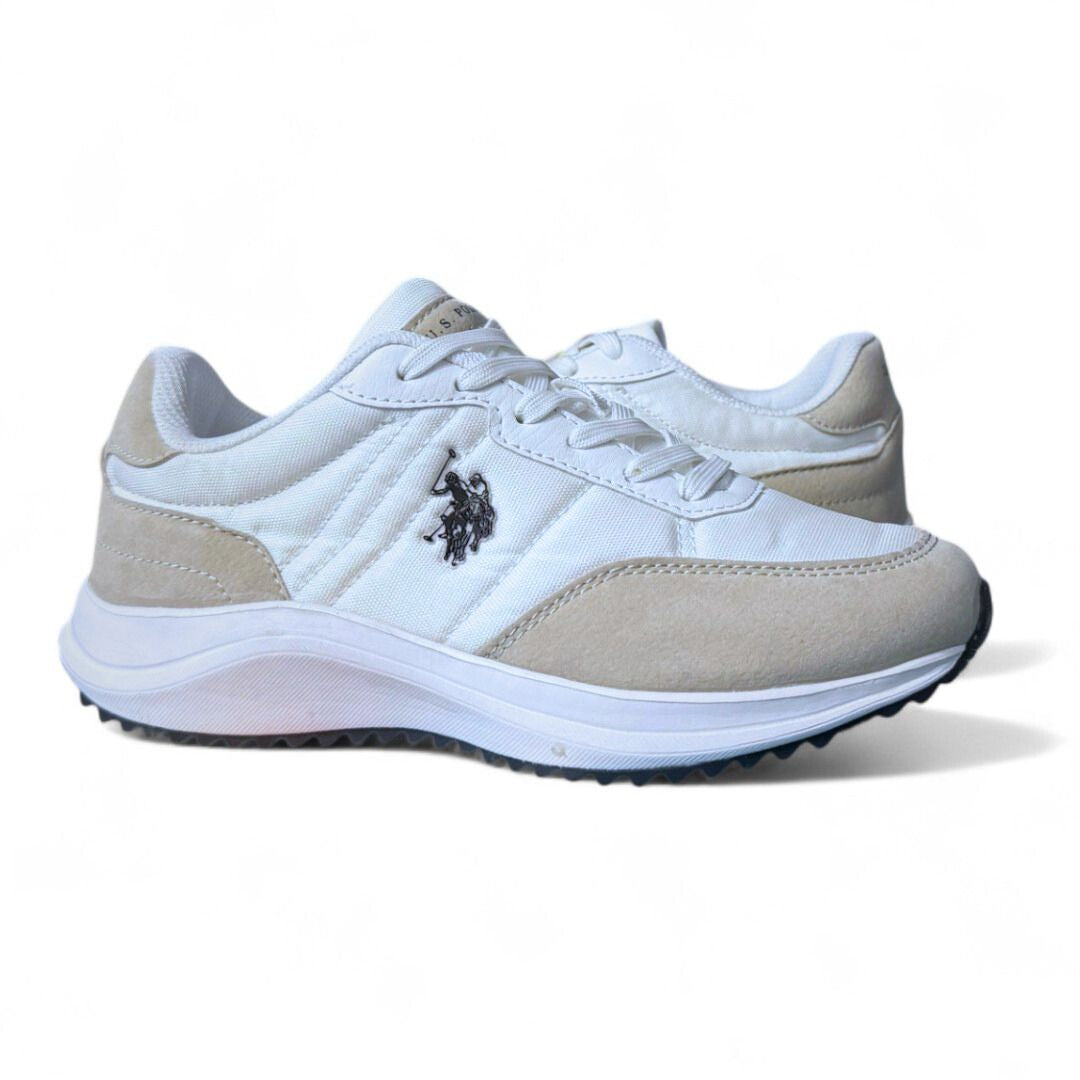 U.S. POLO ASSN. THENAA Sneakers Women - WHTGRY - White/ Gray / 36.6