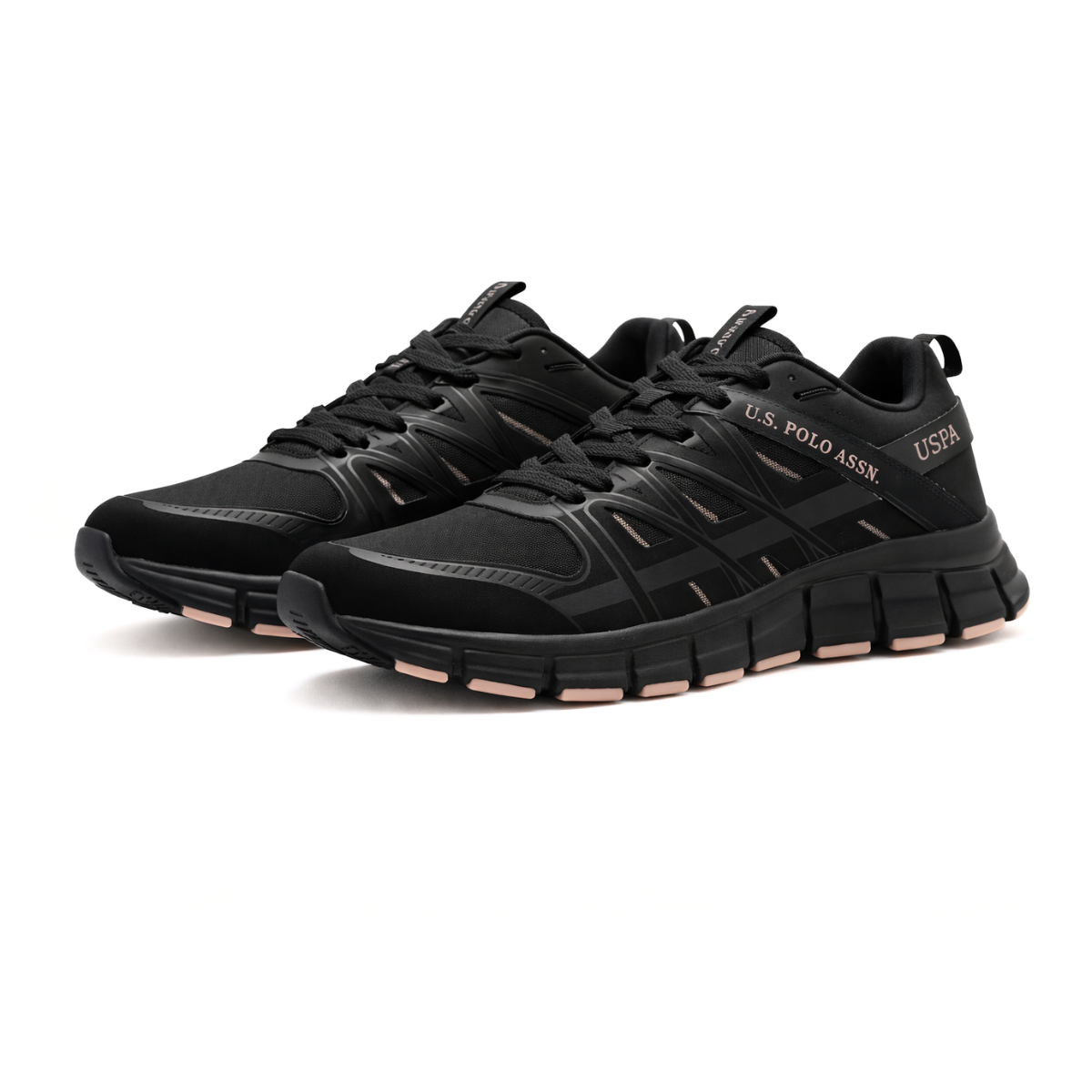 U.S. POLO ASSN U-bench-bx Sneakers - BLKPNK - Black-Pink / 36