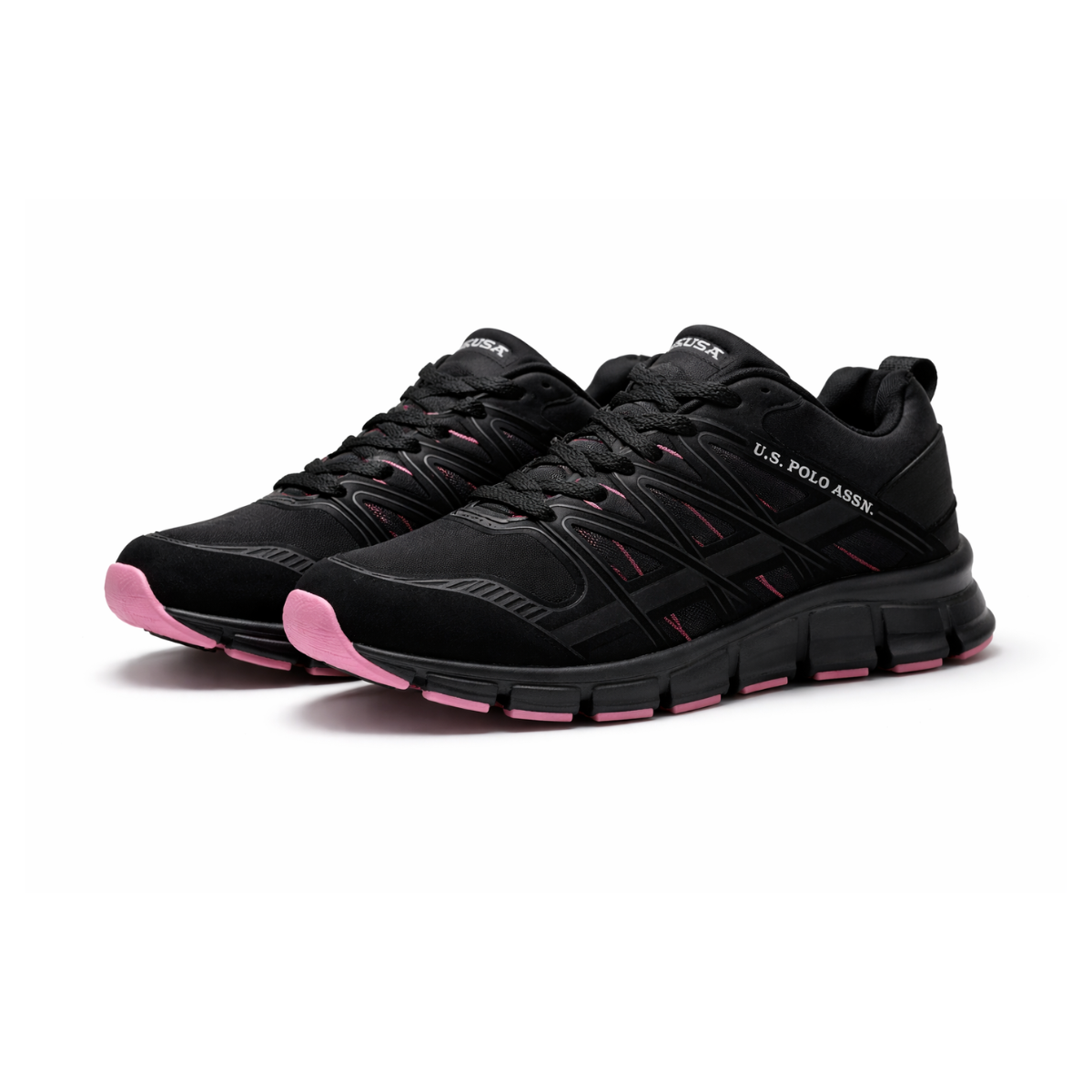 U.S. POLO ASSN U-bench-bx Sneakers - BLKPNK - Black-Pink / 36