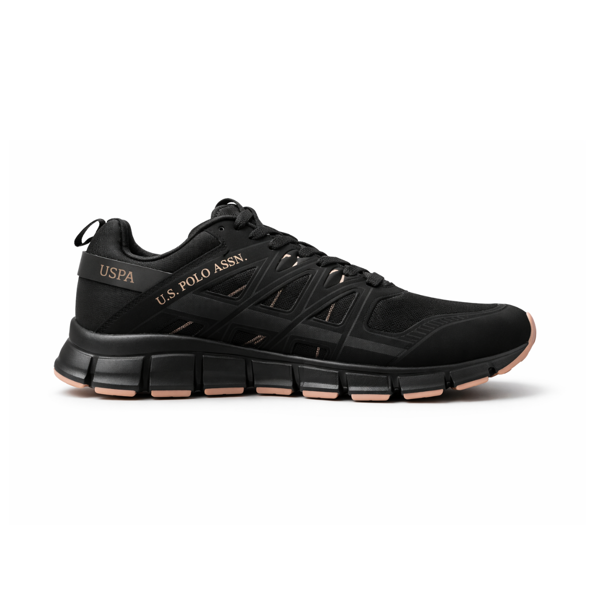 U.S. POLO ASSN U-bench-bx Sneakers - BLKPNK