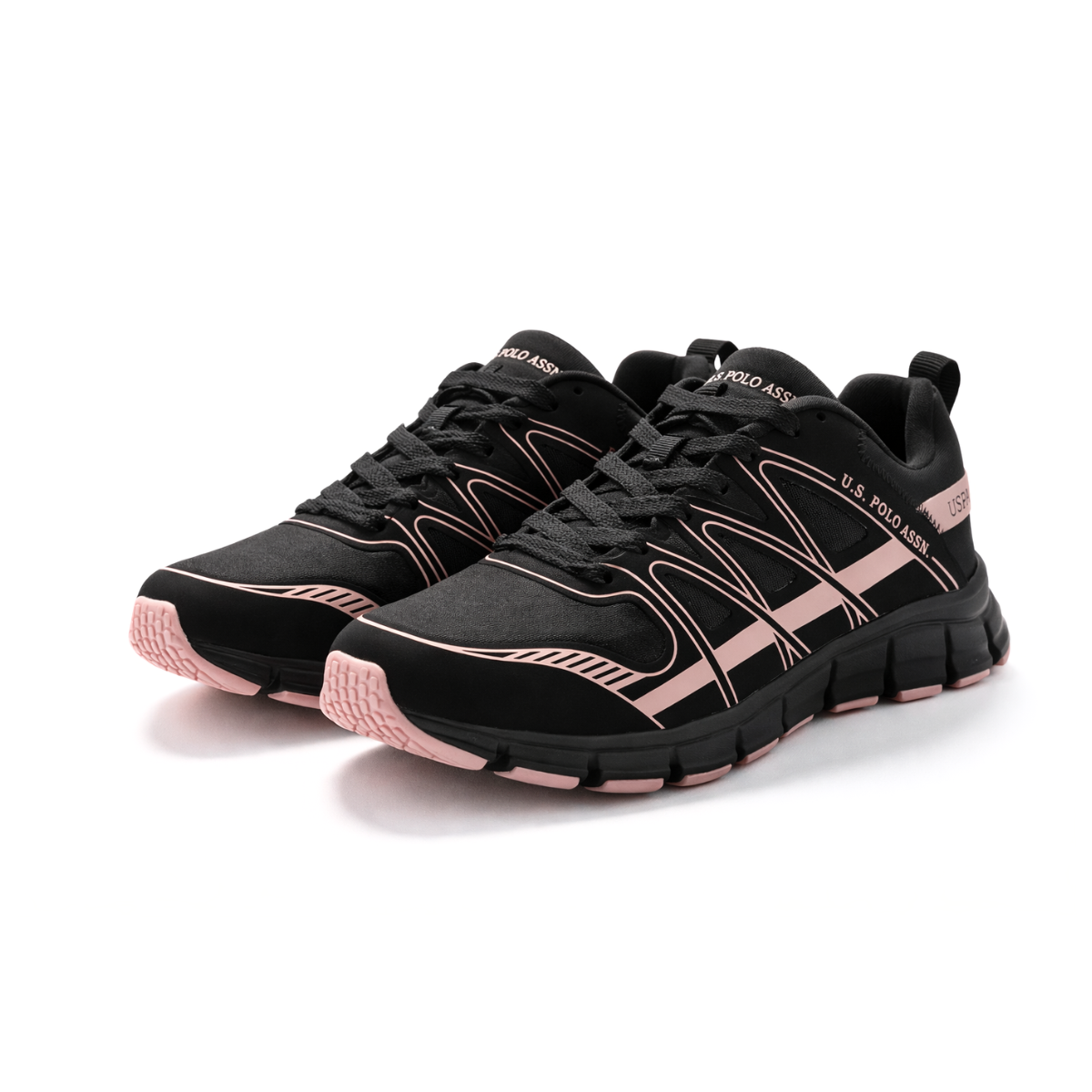 U.S. POLO ASSN U-Bench-BX2 Sneakers - BLK - Black / 36