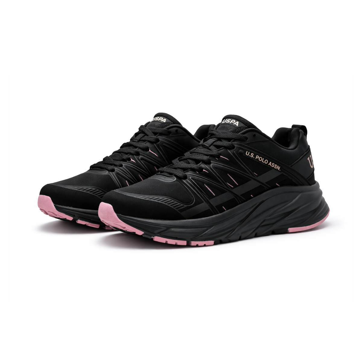 U.S. POLO ASSN U-bench-bx2 Sneakers - BLKPNK - Black-Pink / 36