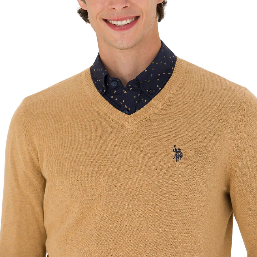 U.S. POLO ASSN. V Neck Knitwear Sweater Men 50275819-VR123