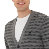 U.S. POLO ASSN. V Neck Melange Knitwear Cardigan Sweater Men 50277109-VR086