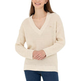 U.S. POLO ASSN. V Neck Sweater Women 50277292-VR225 - Beige / S