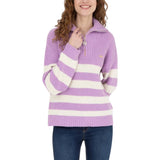 U.S. POLO ASSN. V Neck Sweater Women 50277298-VR034 - Lilac / S