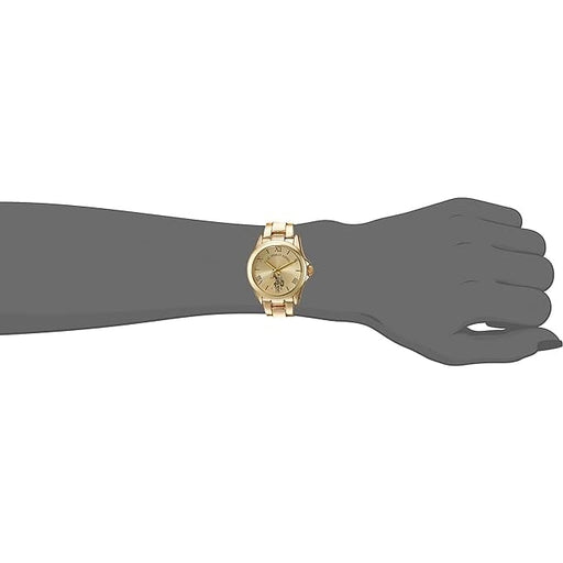 U.S. Polo Assn. Women’s Analog Display Quartz Gold Chain Watch USC40043 - Gold - Accessories