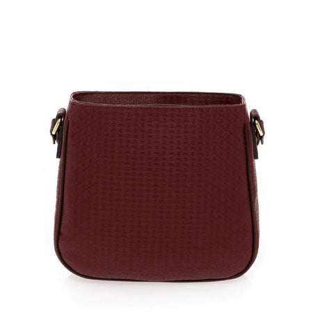 U.S. POLO ASSN. Zip Top Medallion Crossbody Women - BRG - Burgundy