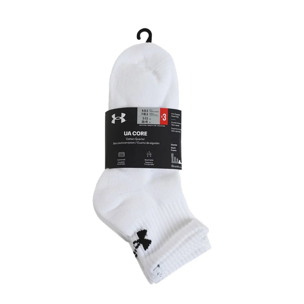 Under Armour UA Core Quarter 3-Pack Socks - Accessories