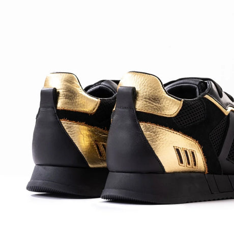 VERSACE Greek Key Sneakers - BLKGLD