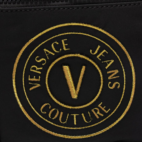 VERSACE JEANS COUTURE Logo Belt Bag 75YA4B41-BLKGLD - Black/ Gold