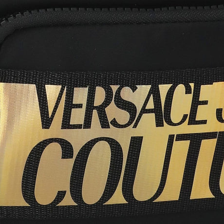 VERSACE JEANS COUTURE Logo Belt Bag E75YA4B98-BLKGLD - Black/ Gold