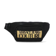VERSACE JEANS COUTURE Logo Belt Bag E75YA4B98-BLKGLD - Black/ Gold