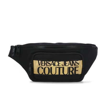 VERSACE JEANS COUTURE Logo Belt Bag E75YA4B98-BLKGLD - Black/ Gold